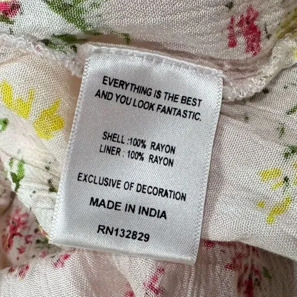 Revolve LPA Davenport Dress in Florenza Print Women’s Small - Picture 4 of 4